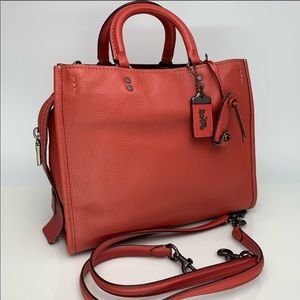 NWT Coach Rogue 30 in the color Washed Red